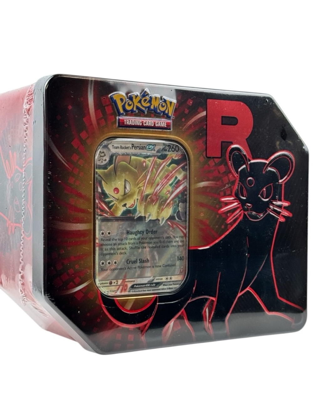 Pokémon TCG Destined Rivals Team Rocket Persian Tin – Sealed New Collectible Tin - Picture 9 of 10